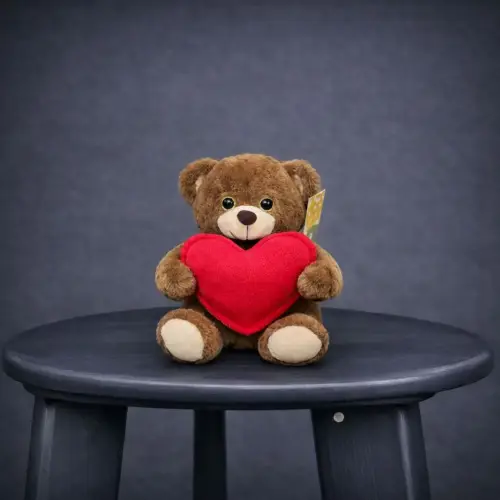 Мишка Топотыж красное сердце 