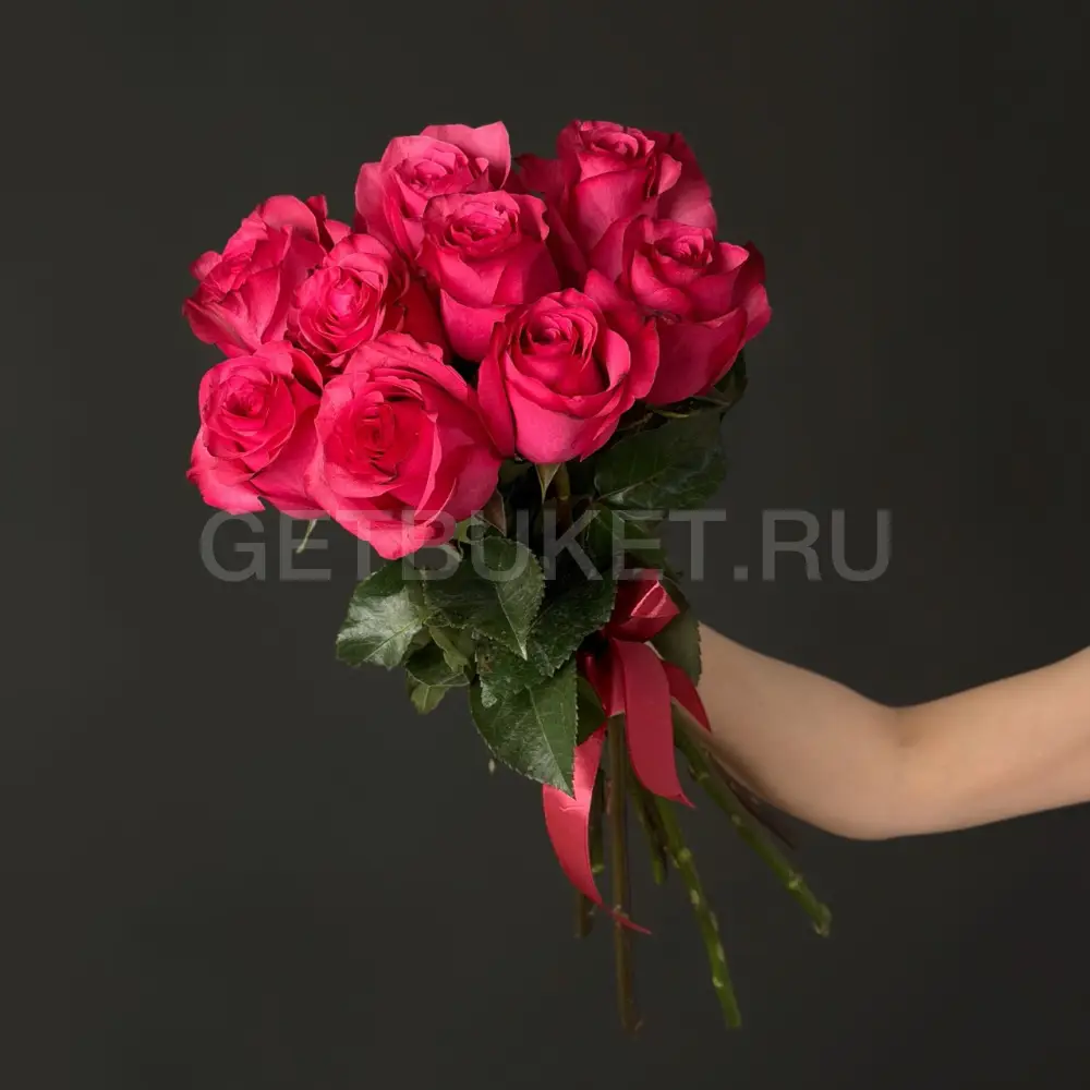 66056 Букет из 9 розовых роз