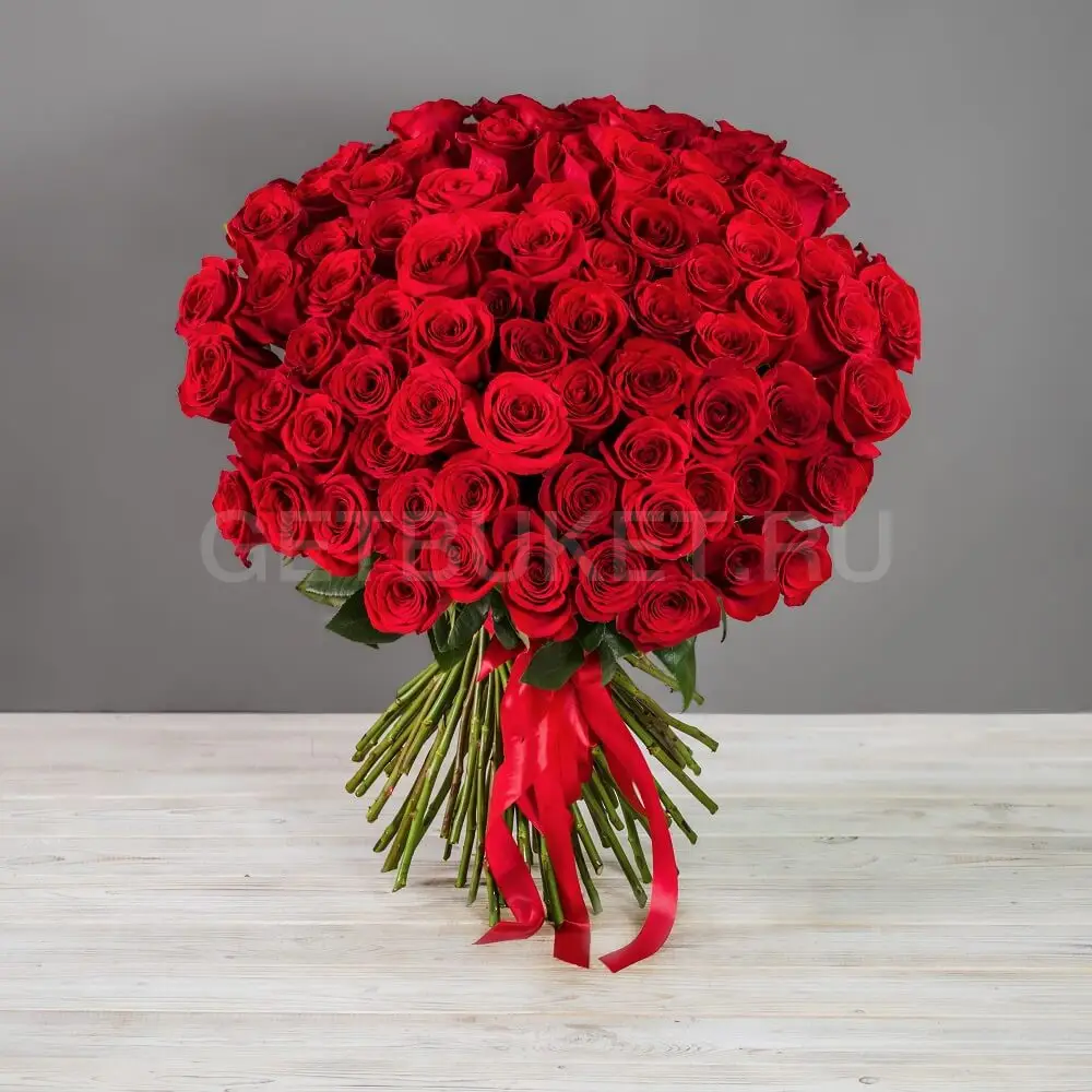 64263 Букет из 101 красной розы